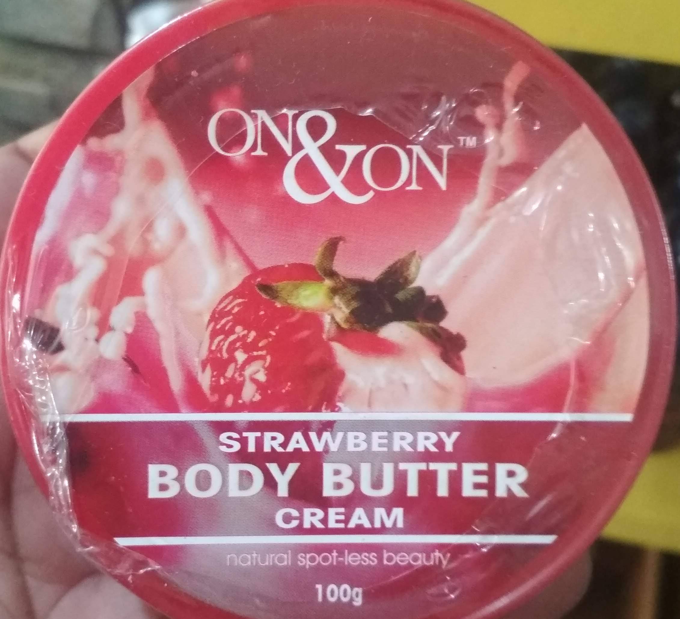 strawberry body butter cream 100 gm elements